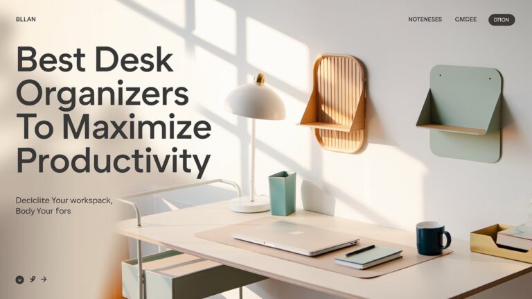 Best Desk Organizers to Maximize Productivity'