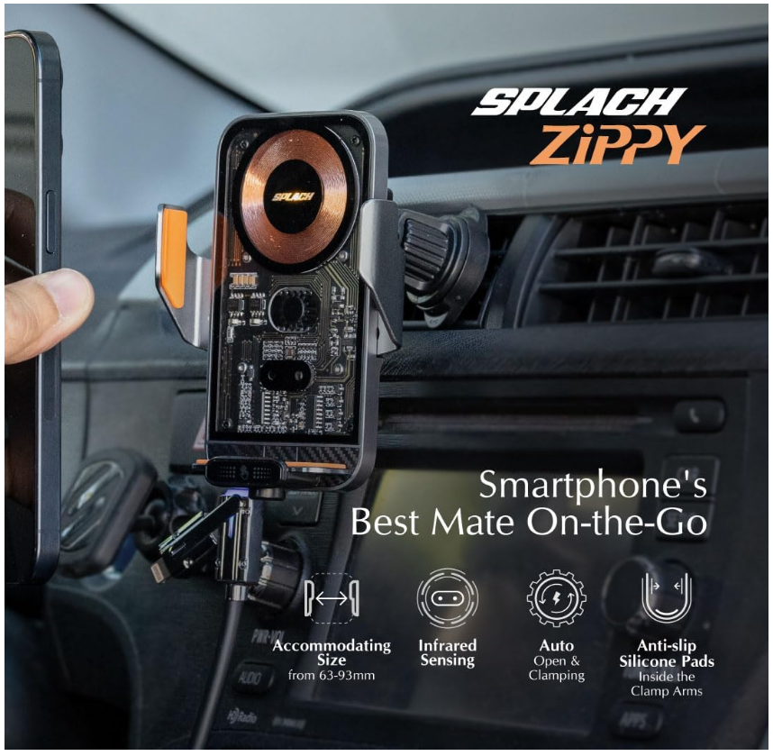 Splach Zippy: The Wireless Charger That Won’t Judge Your Cluttered Desk